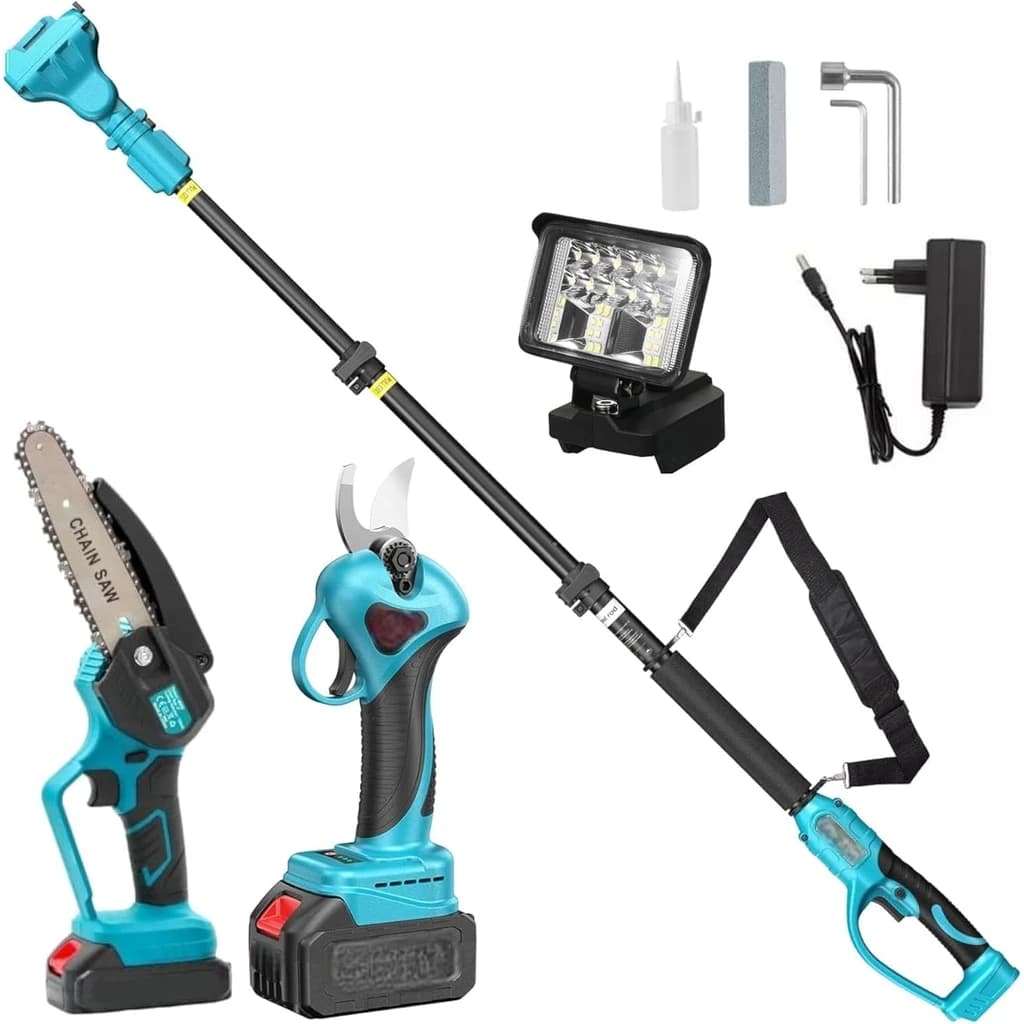 Astmeister 4-in-1 Pruning Kit with Solar Work Light